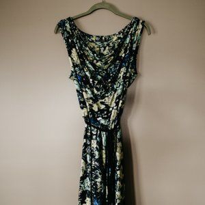 Nic + Zoe Emerald & Navy Dress
